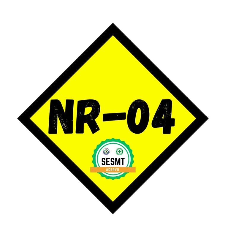 Placa visual da NR-04