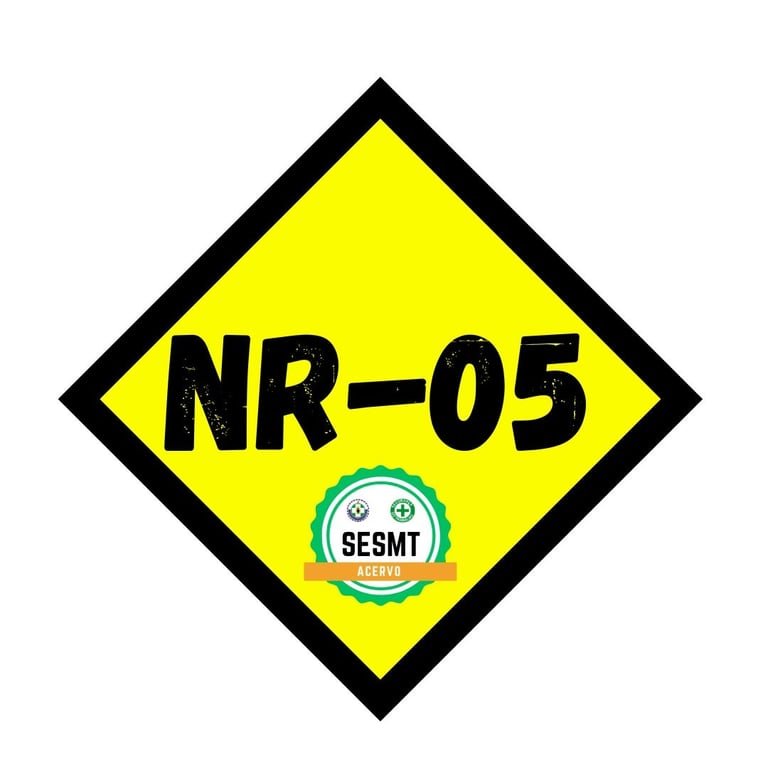 Placa visual da NR-05