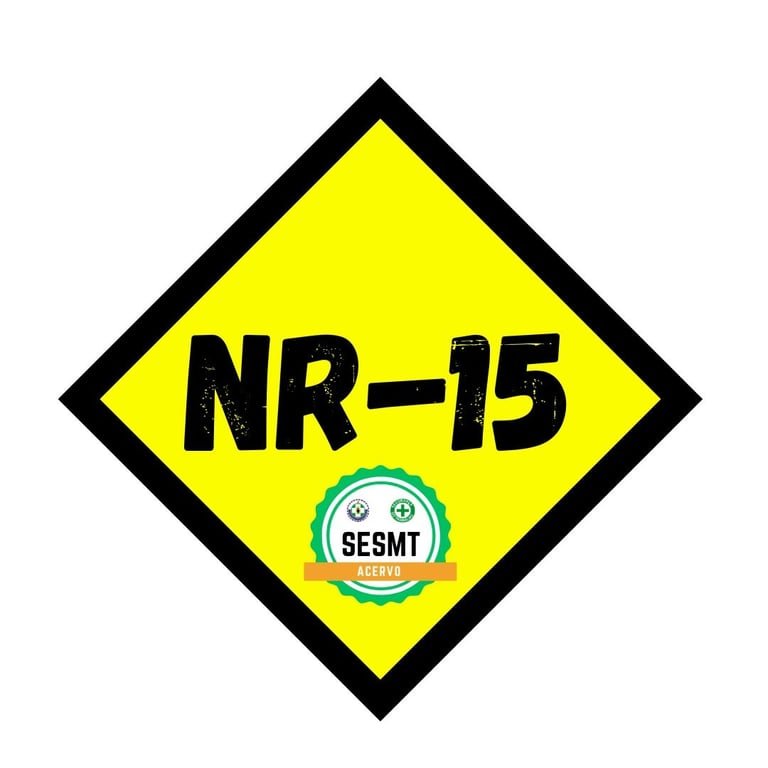 Placa visual da NR-15