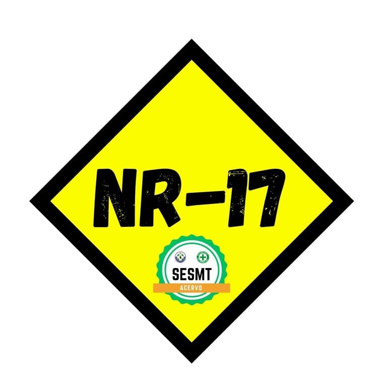 Placa visual da NR-17
