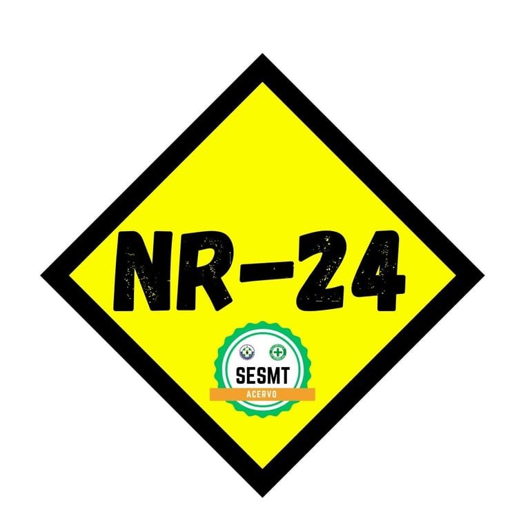 Placa visual da NR-24