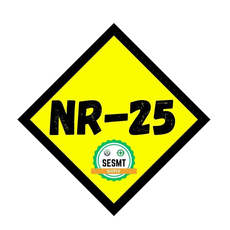 Placa visual da NR-25