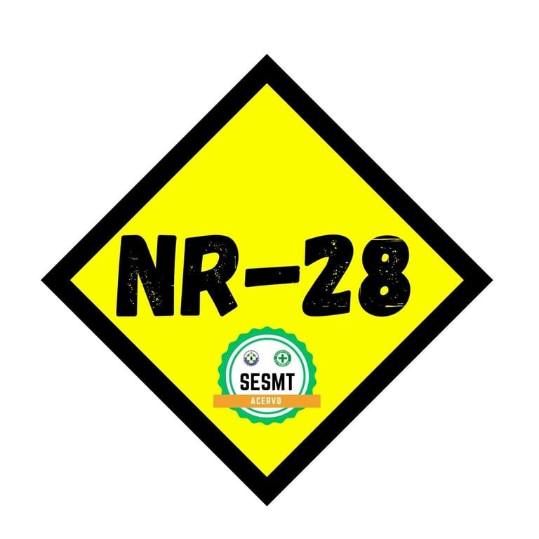 Placa visual da NR-28
