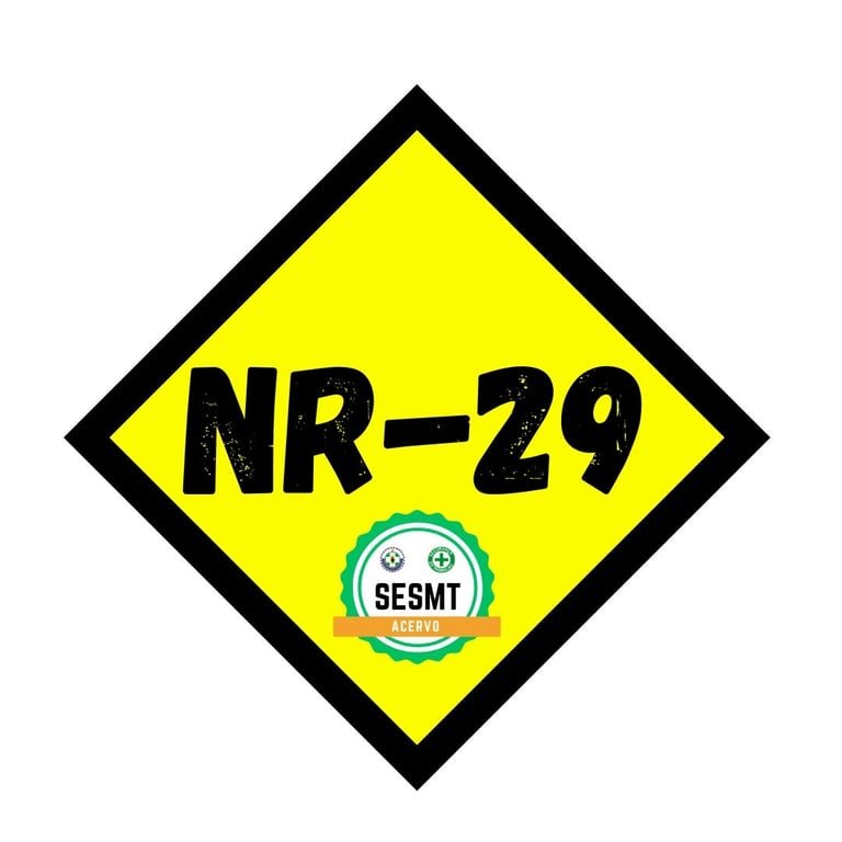 Placa visual da NR-29