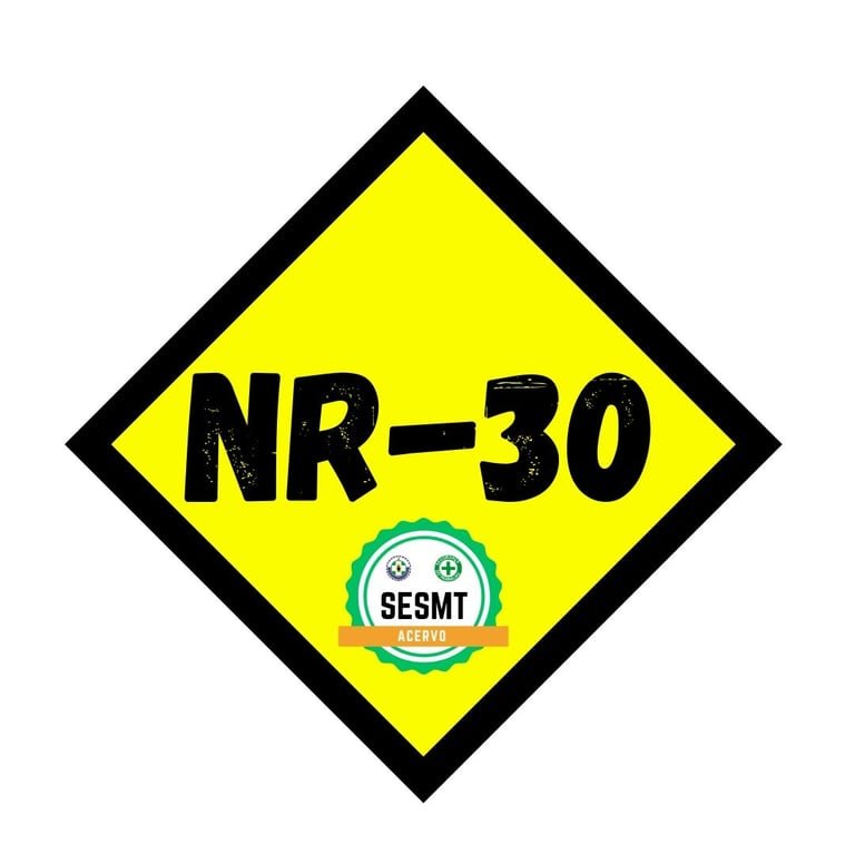 Placa visual da NR-30
