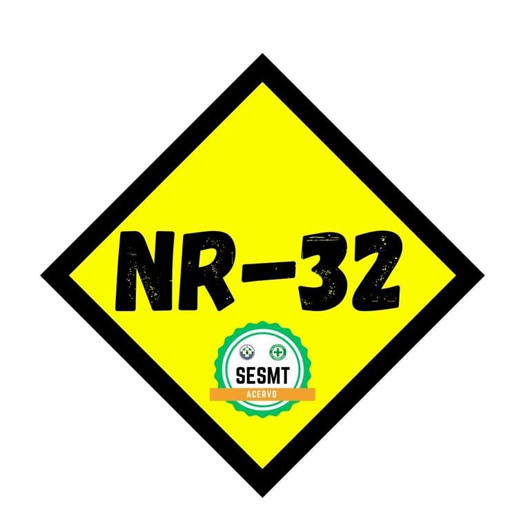 Placa visual da NR-32