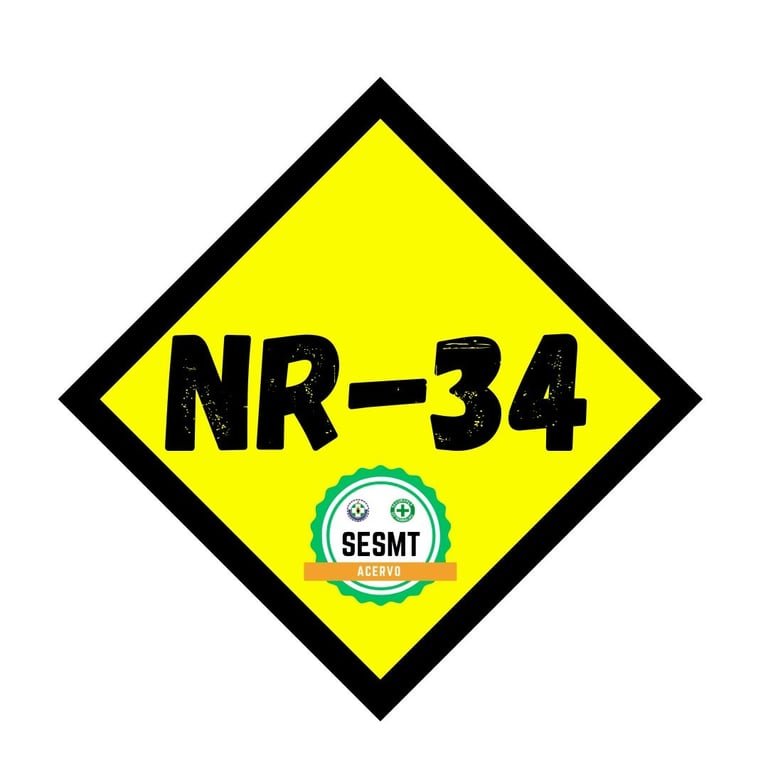 Placa visual da NR-34