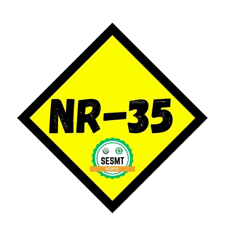 Placa visual da NR-35
