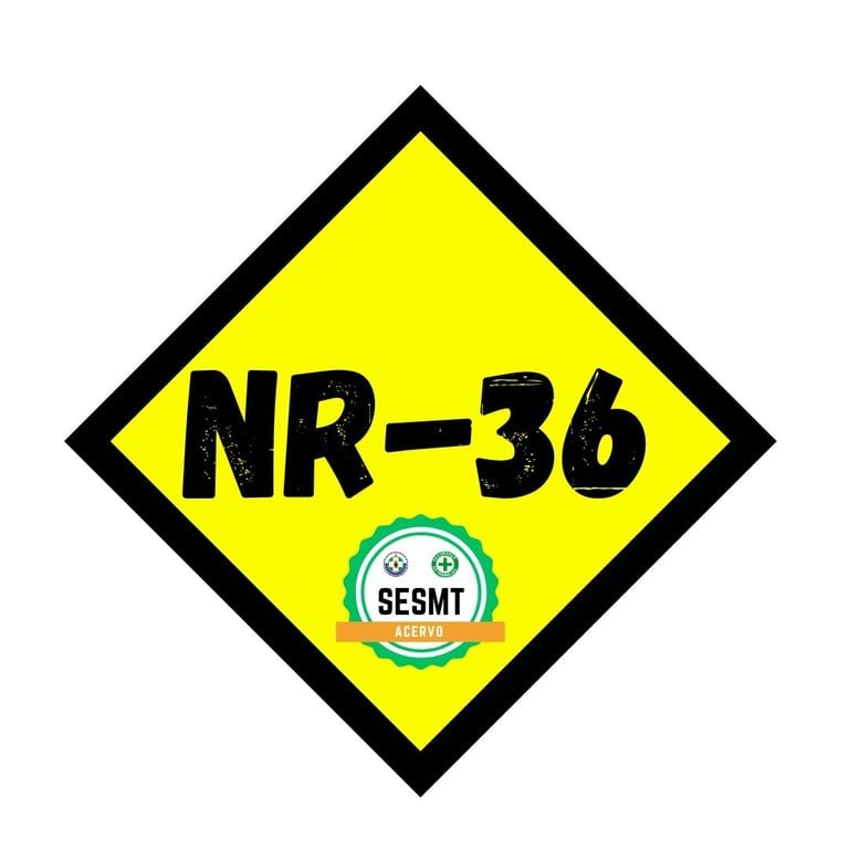 Placa visual da NR-36